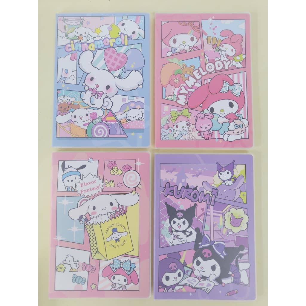 Stok Sedia Buku Nota A5 Emboss แฟนซี Sanrio /A5 Emboss แฟนซี Sanrio Notebook ( JT-2588-39 )