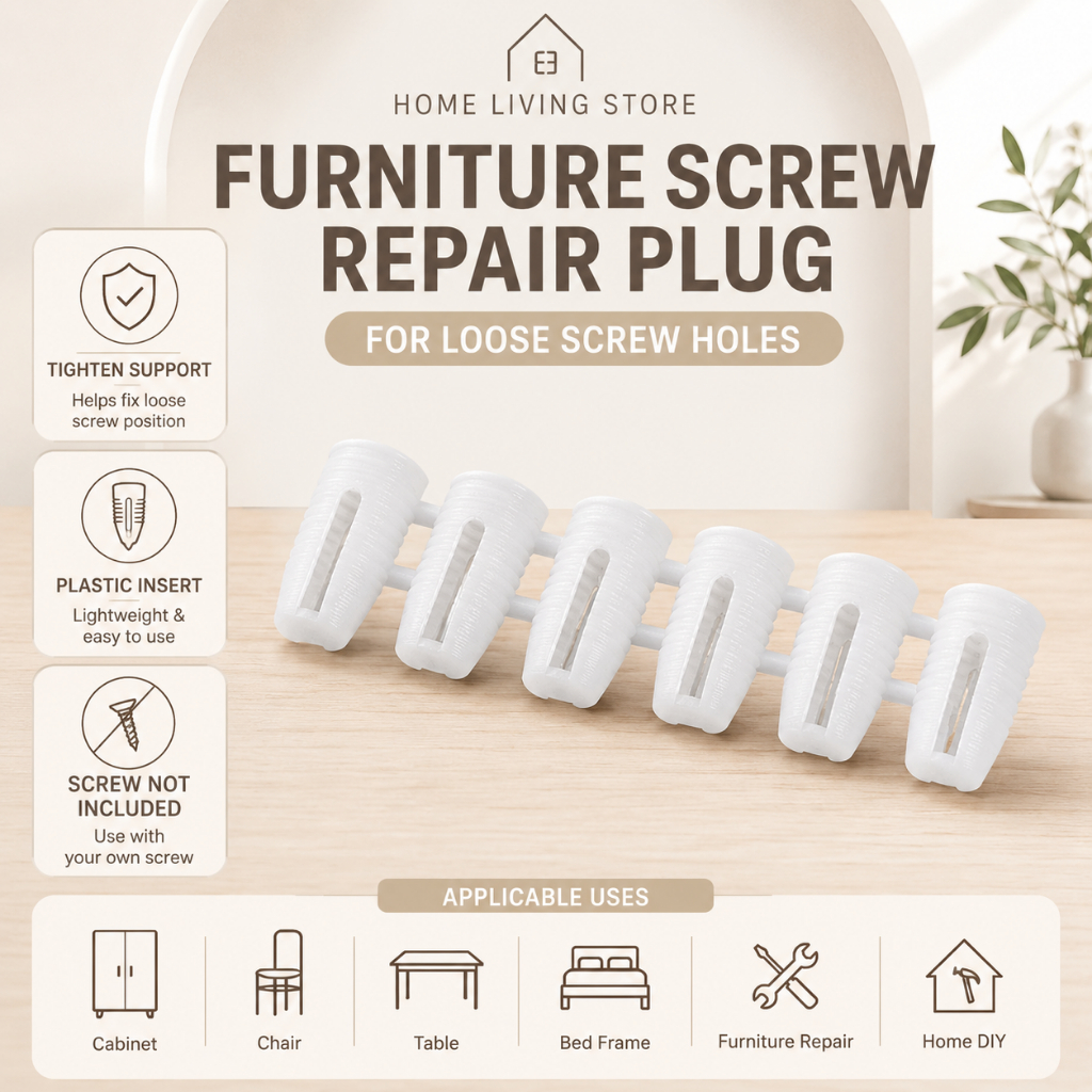 CABINET SCREW WOOD PLUG ANTI SCREW LOOSE REPAIR CABINET WOOD FURNITURE CONCEAL HINGE ANTI LOOSE