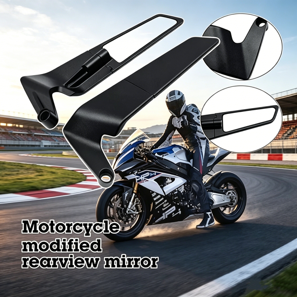 Y15 LC135 Y16 ADV NVX NMAX MT07 MT09 R15 R25 Ex5 Universal รถจักรยานยนต์กระจกมองข้าง Winglet YAMAHA 