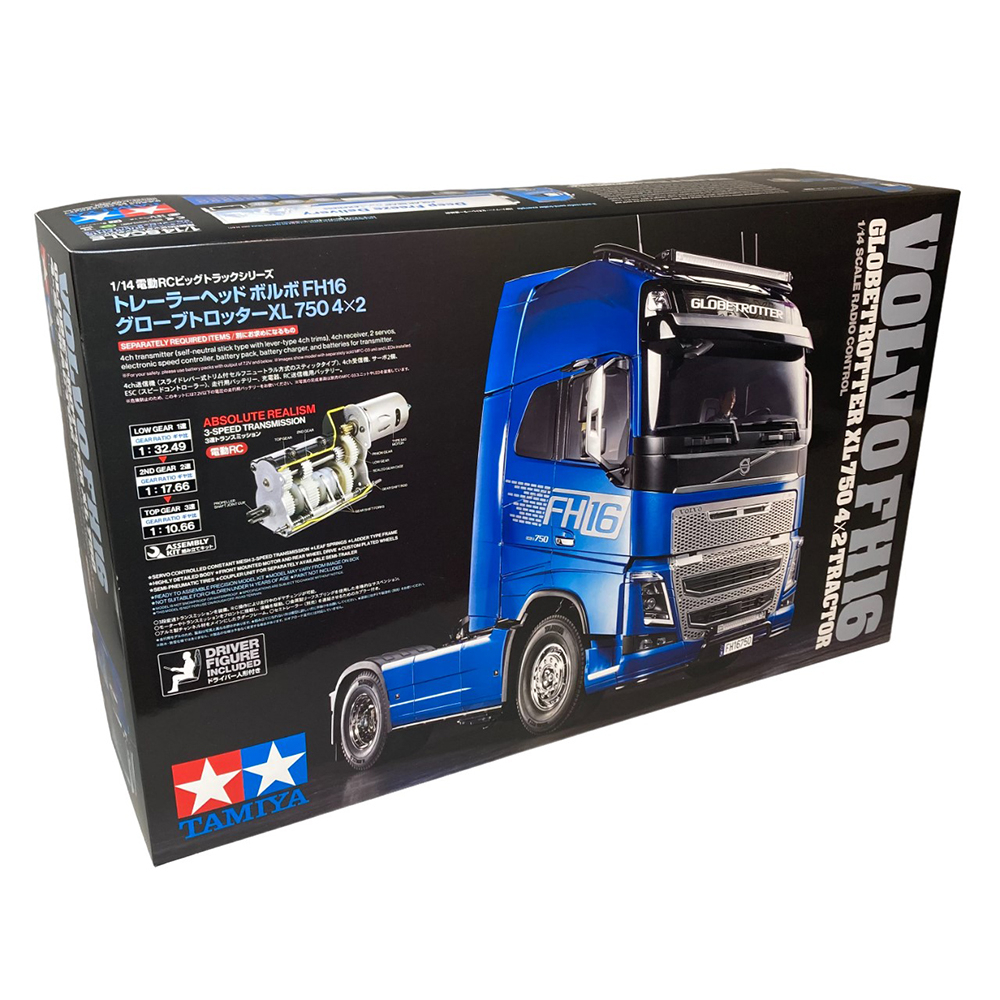 TAMIYA VOLVO FH16 GLOTTER XL 750 4x2 TRACTOR FULL OPERATION KIT (รีโมทคอนโทรลรถบรรทุก) (SCALE 1/14)