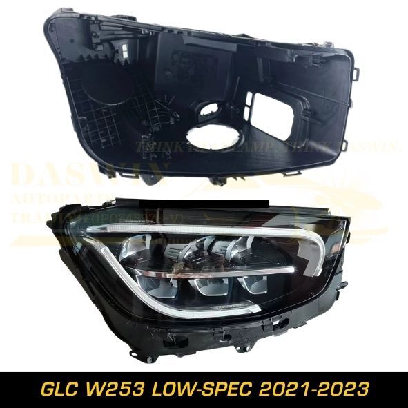 MERCEDES-BENZ GLC W253 LOW-SPEC BASE 2021 2022 2023 W253 HEADLIGHT SHELL W253