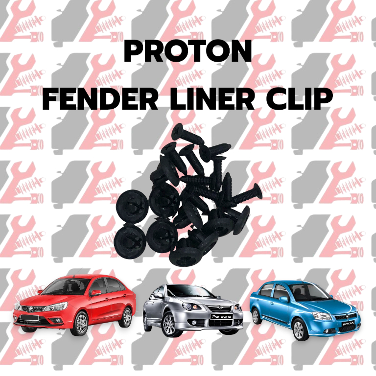 PROTON CLIP FENDER LINER / PROTON BANANA LEAF CLIP (10 ชิ้น)