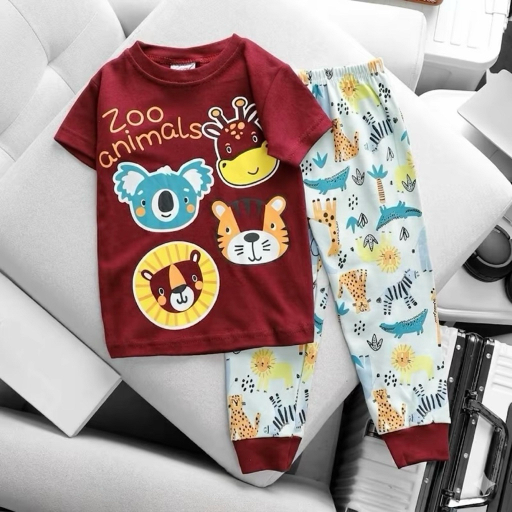 ( 1Y-13Y ) set harian boy cotton/set tidur