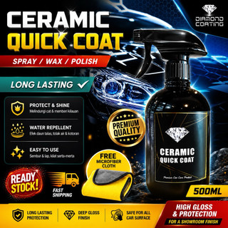 Diamond Coating【500ML Ceramic Quick Coating】 Coating Car Quick Coating Spray Coating Ceramic  wax Car Polish Car Coating