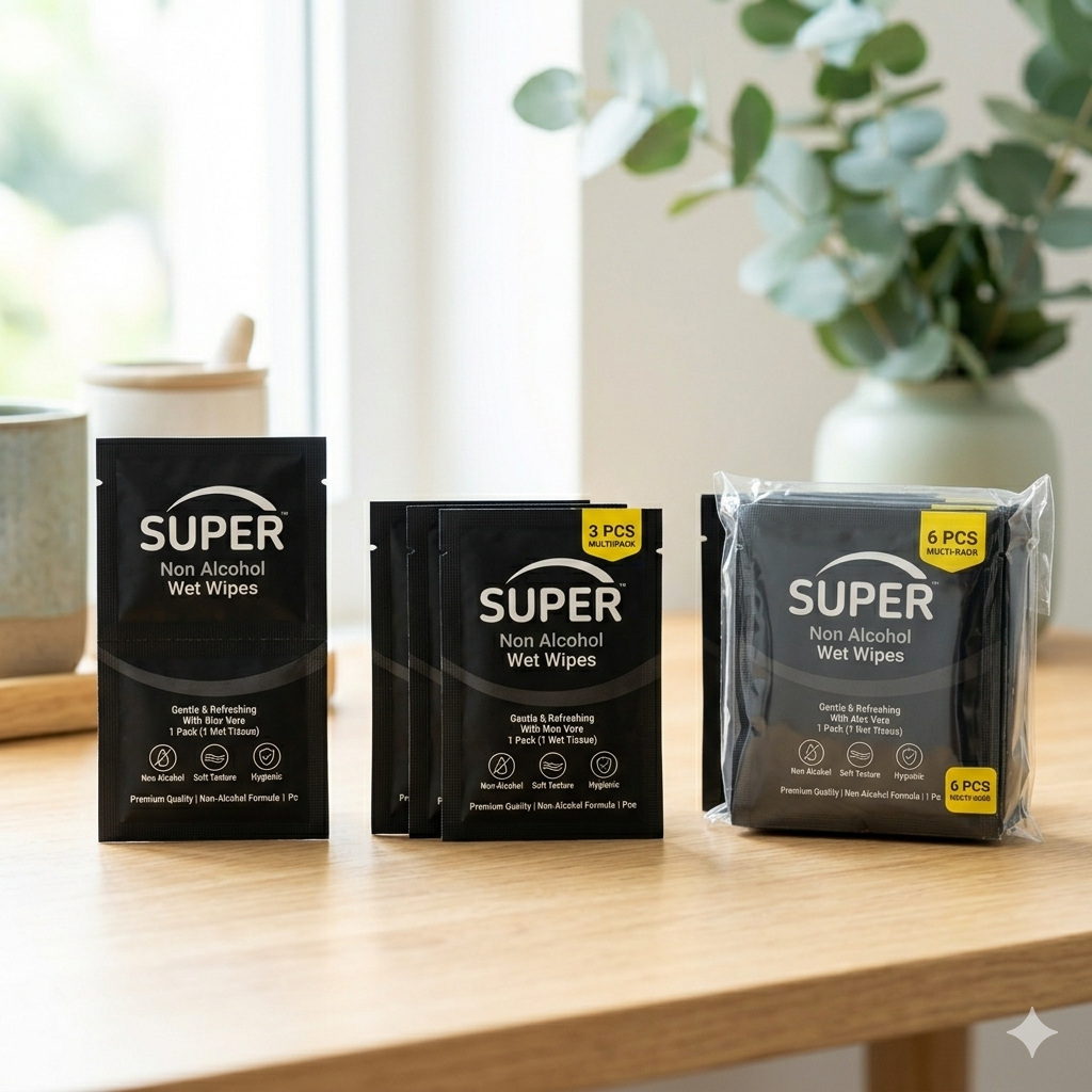 SUPER Kitchen Care Wipes กระดาษทิชชู่เปียก (6s,18s,30s) Kitchen Care Wipes/ Tisu Basah Dapur
