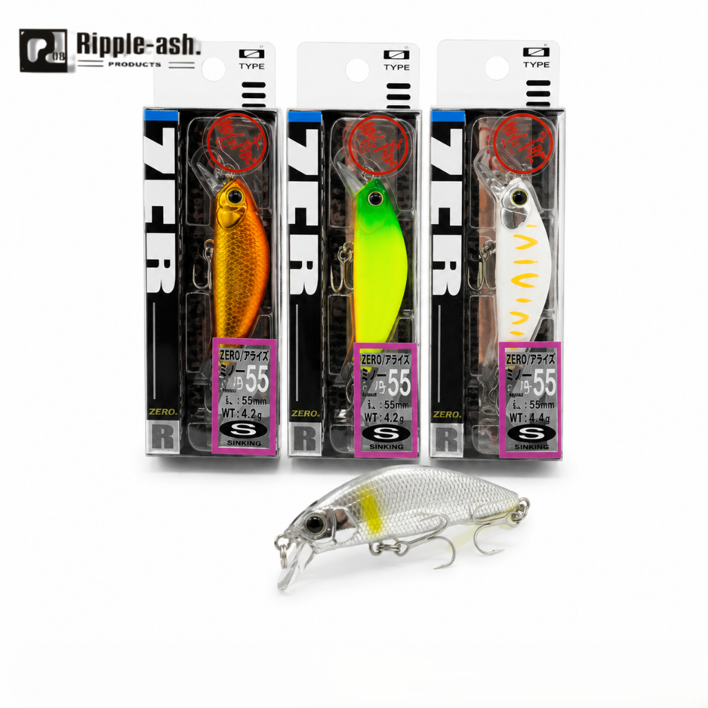 RIPPLE-ASH ZERO ARISE CHIKO MINNOW 50mm 5.2g / CHIKO MINNOW 55mm 6.4g Sinking Minnow LURE