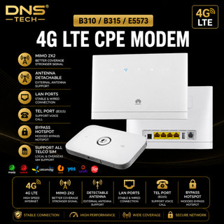 MOD Modem HUAWEI B310 B315 Unlimited Data Home Router 4G LTE All Operator Bypass Hotspot Limit