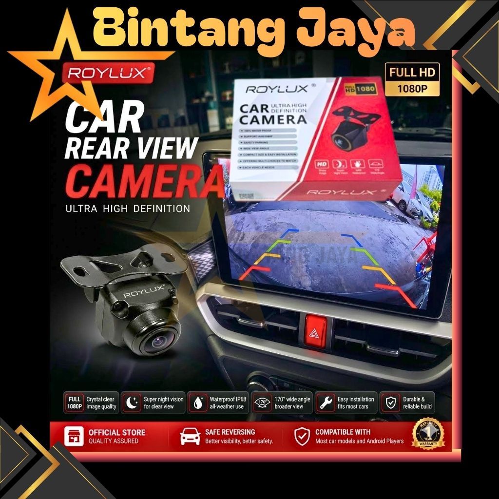 AHD 170 เลนส์ Fisheye Universal กล้องมองหลังรถยนต์กันน้ํา Auto AHD720 CCD (CAM0013)