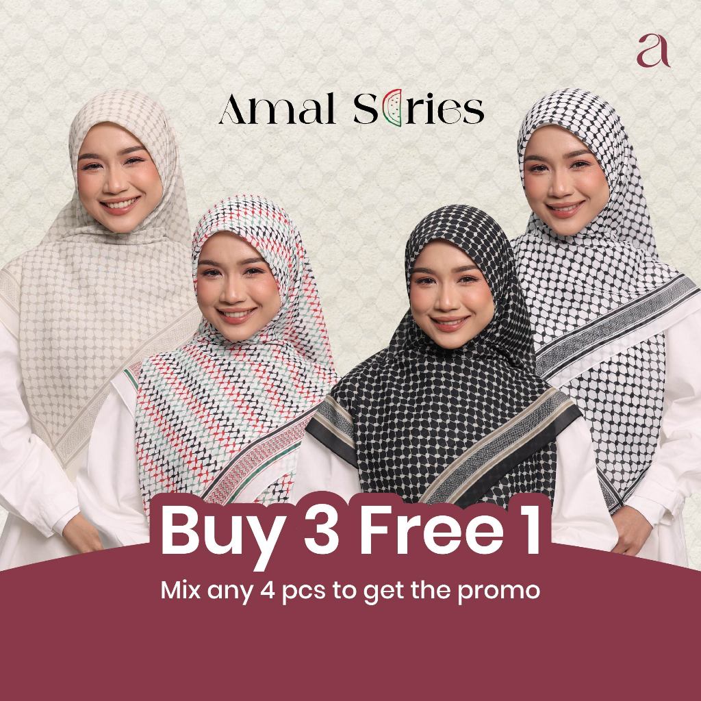 ALYSS EXCLUSIVE PRINTED - Amal Series Bawal Printing Bidang 50 & 60 (ใหม่)