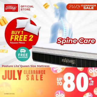 (NEW ARRIVAL) Goodnite Posture Lite 11inch Thick + Posture Coil Mattress (Free Pillow)