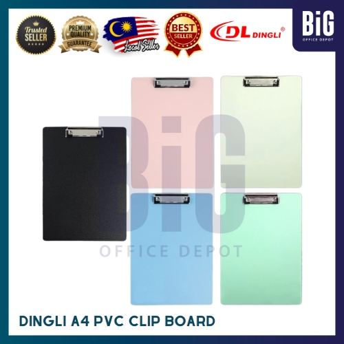 DINGLI A4 คลิปพีวีซี BOARD A4 คลิปลวด BOARD A4 PP คลิปลวด BOARD