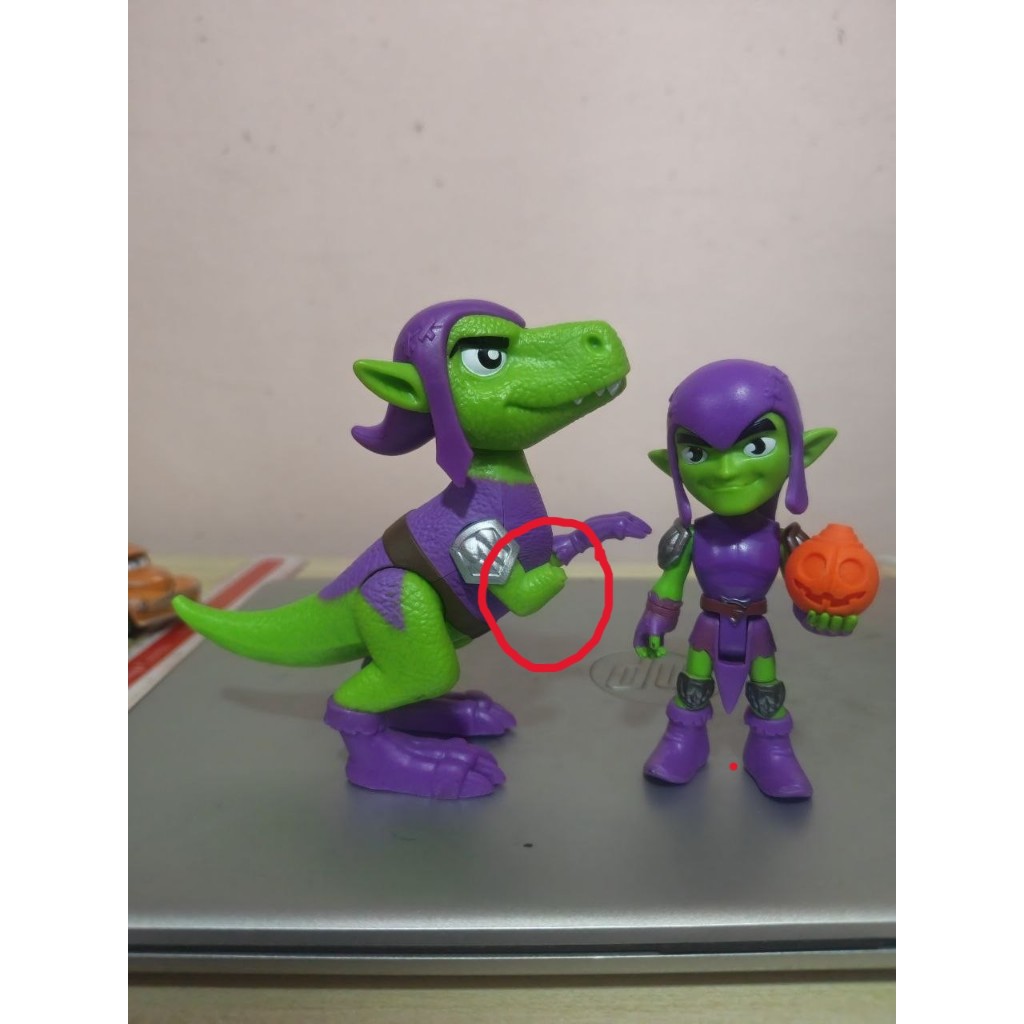 Spidey And His Amazing Friend Dino-Webs Green Goblin And Goblin Raptor (ซ้ายหัก/ออกส่วน)