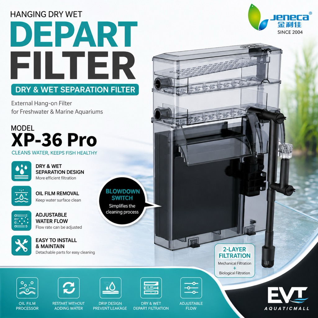 JENECA XP33/36PRO แขวนแห้ง Wet Depart Filter ตัวกรองแยกแห้งและเปียก
