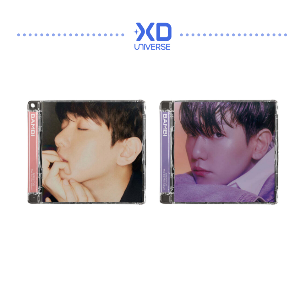 Baekhyun 3rd Mini Album 'Bambi' Jewel Case Ver. Random Ver.