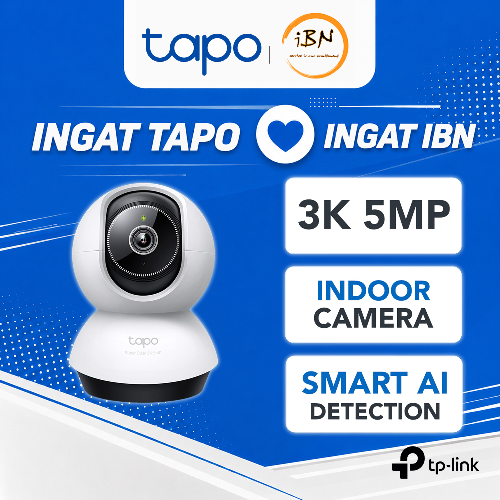 TP-Link TAPO TC70/TC71/TC72/TC74 Pan/Tilt Home Security Wi-Fi Camera 2MP/3MP/4MP/5MP CCTV @ IBN