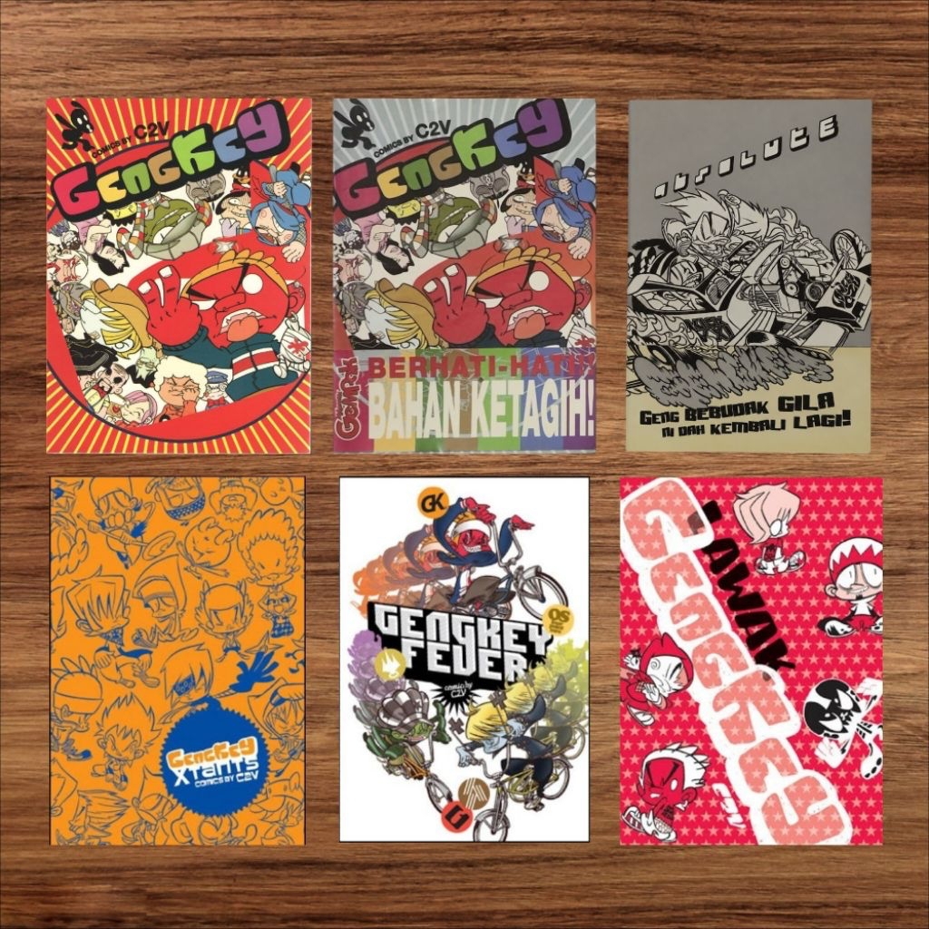 Preloved Loose Gangkey Comic โดย Michael Chua C2V โดย Gempak Starz