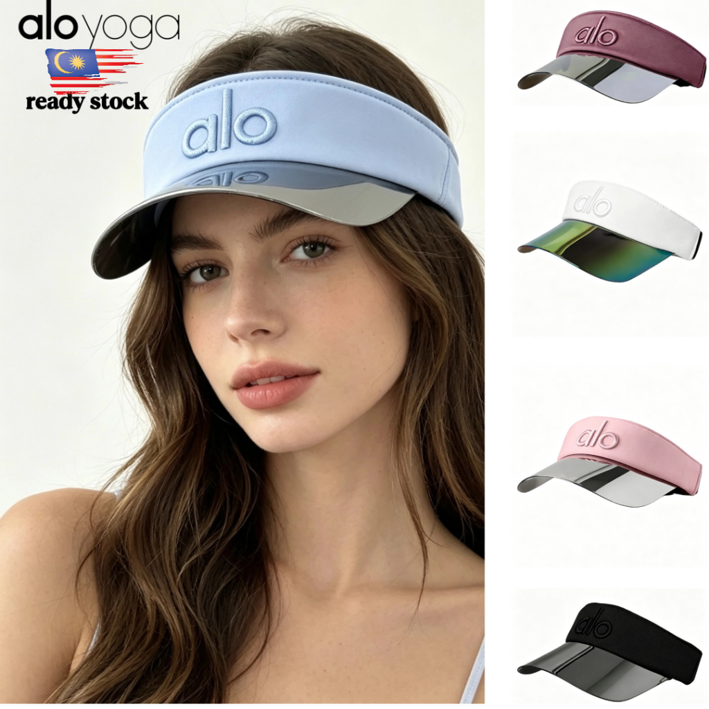 ALO Airlift พลังงานแสงอาทิตย์ Visor กระจกโปร่งใส Brim Sun หมวกป้องกันรังสียูวีกีฬา Visor สําหรับผู้ใ