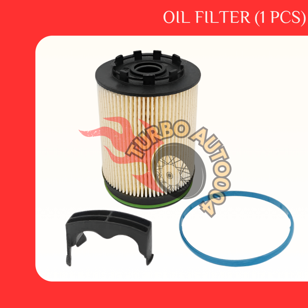[1 ชิ้น] กรองน้ํามันเครื่องสําหรับ Ford Ranger T7 Raptor 2.0CC 2016 - 2018 (JB3Z-9365A / JB3Z9365A)
