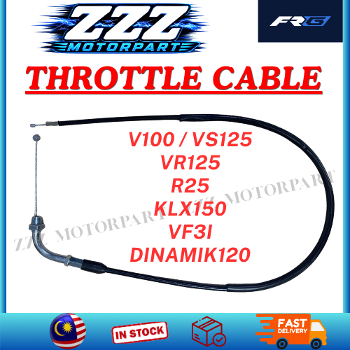 สาย THROTTLE V100 VS125 VR125 R25 KLX150 เปิด KLX150 CLOSE VF3I DINAMIK120 FRG KABLE THROTTLE