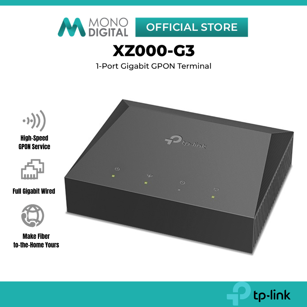 TP-LINK XZ000-G3 1-Port Gigabit GPON Terminal SFU / XZ000-G7 1-Port Gigabit XPON (EPON + GPON) เทอร์