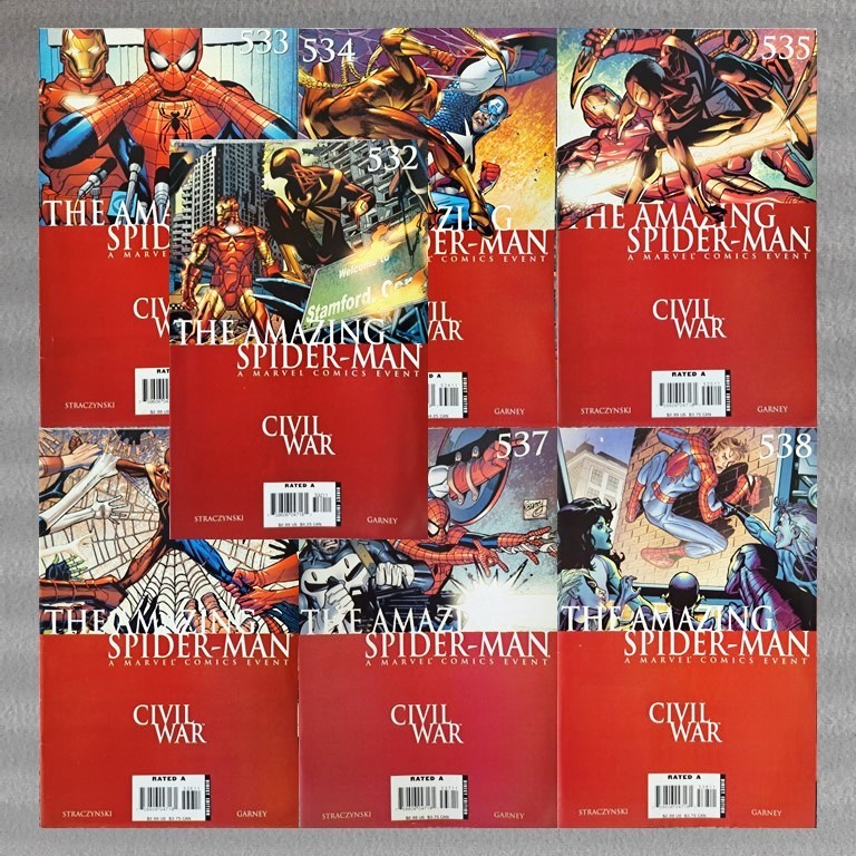 Amazing Spider-Man 532- 538 7/7 Complete Set (2nd Series Marvel Comics) J Michael Straczynski, Ron G