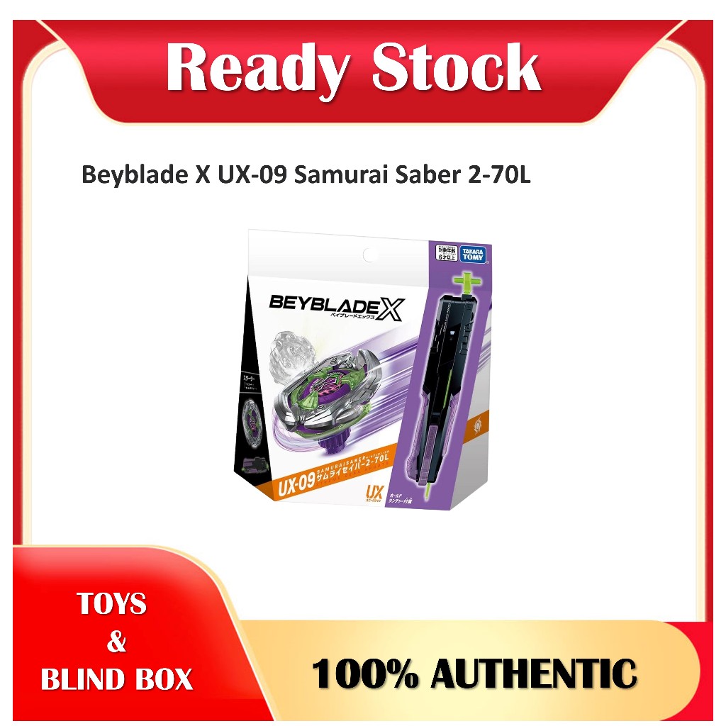 Beyblade X UX-09 Samurai Saber 2-70L