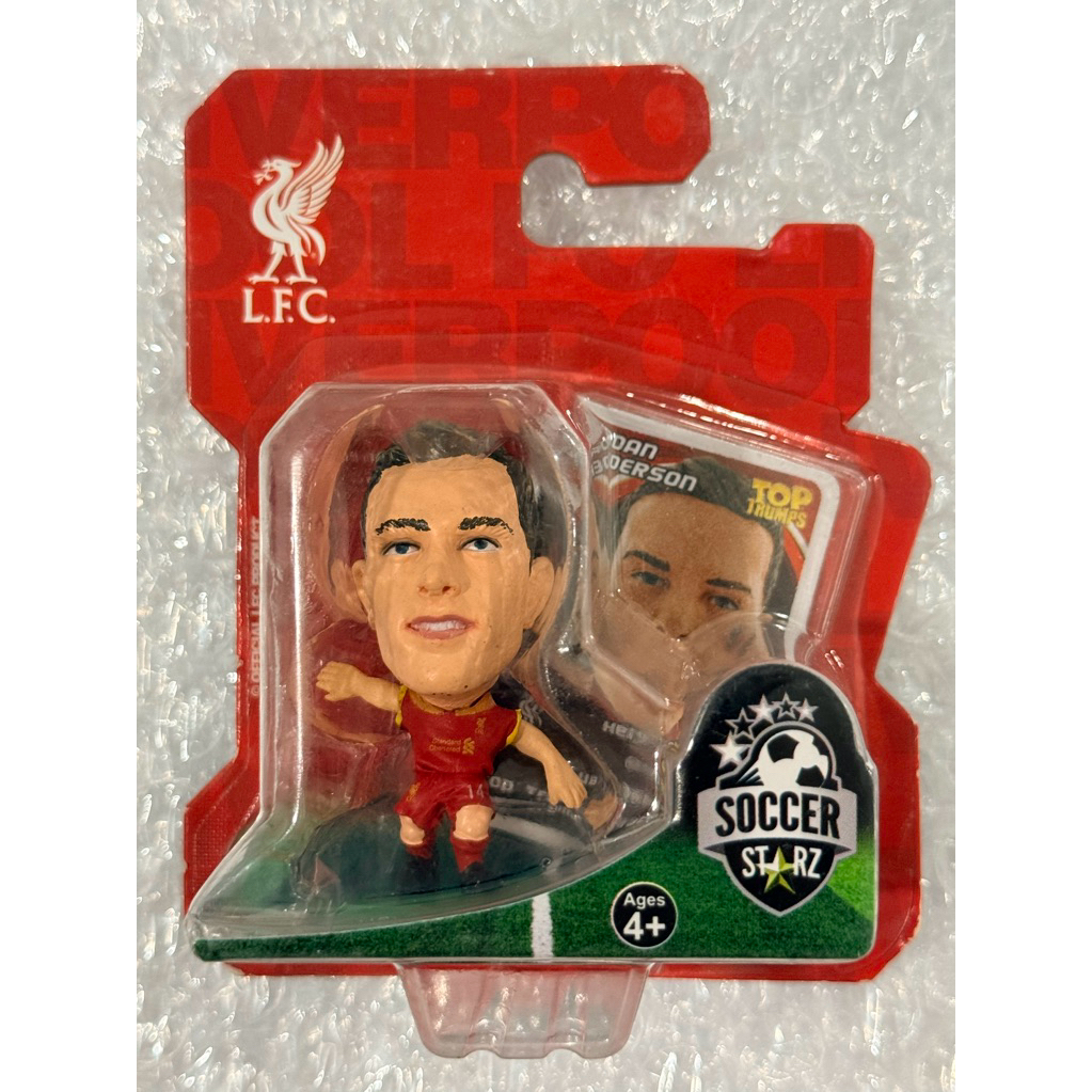 SOCCERSTARZ JORDAN HENDERSON LIVERPOOL FOOTBALL CLUB PLAYER FIGURE NUMBER 14 ENGLAND