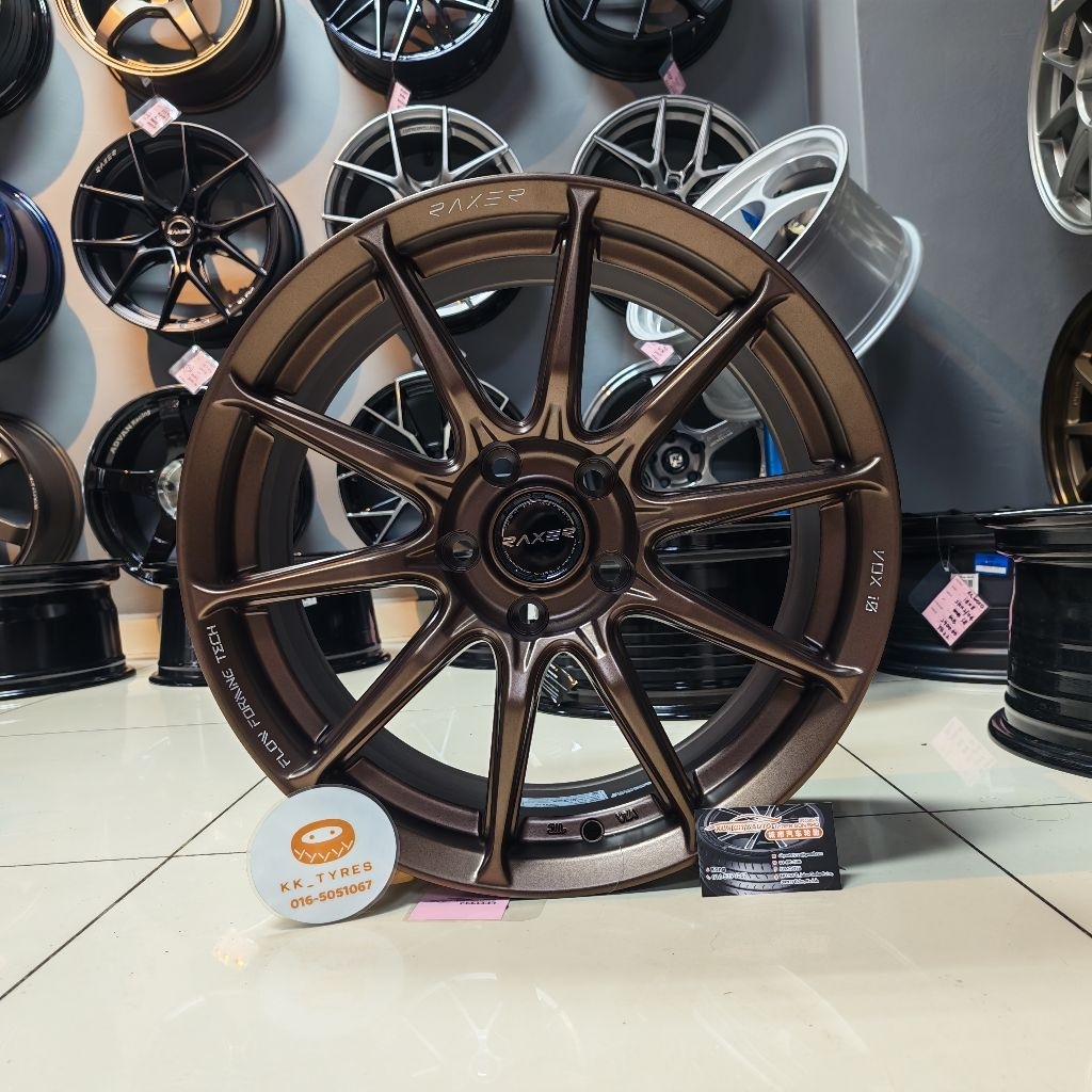 [1PC] ขอบสปอร์ต 17 นิ้ว RAXER VOX10 17X7.5JJ ET40 5H113 MBRZ