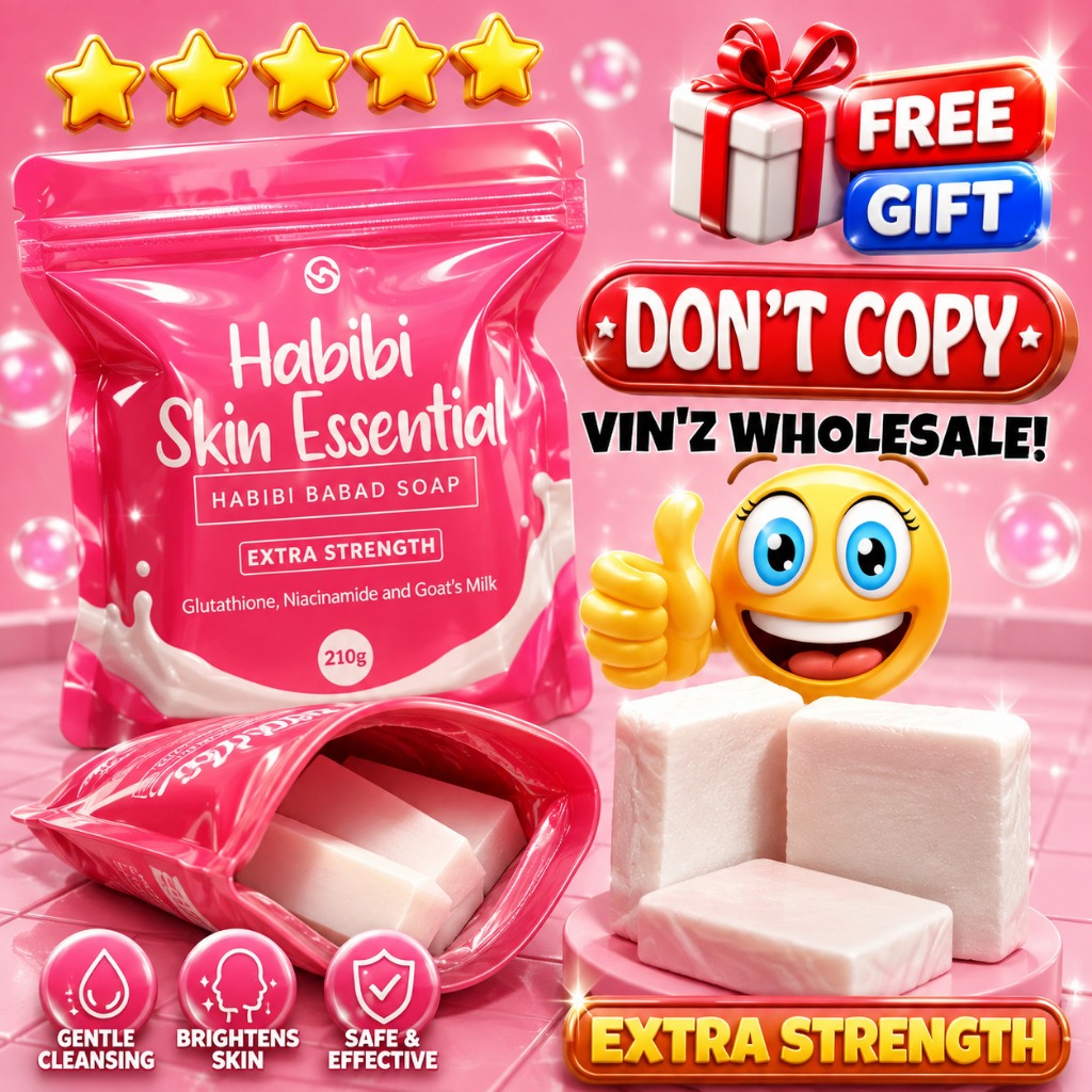 HABIBI Skin Extra Strength Whitening Soap 210g (3 ก้อน)