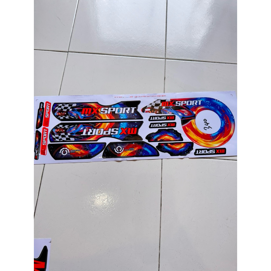 Bicycle Stiker Full set Body Cover Sticker Stripe Full set Sticker for kids Bicycle