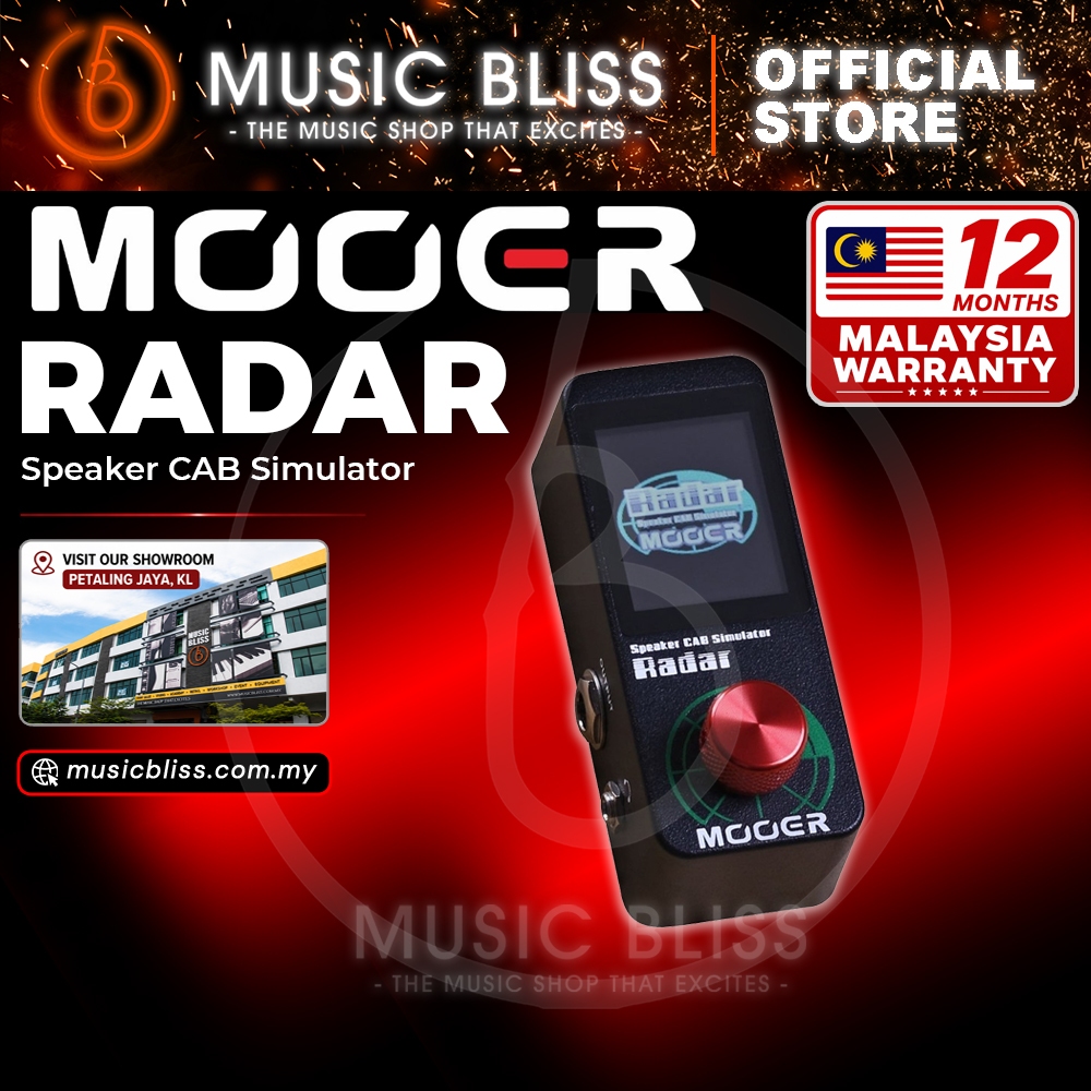 Mooer Radar Speaker Cab Simulator Pedal