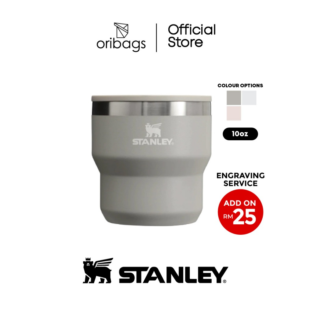 STANLEY Nesting Camp Cup 10oz | แก้วกาแฟแคมป์ปิ้ง | ถ้วยสแตนเลสกลางแจ้ง | แก้วเดินทางแบบพกพา | เครื่องดื่มแบบใช้ซ้ําได้
