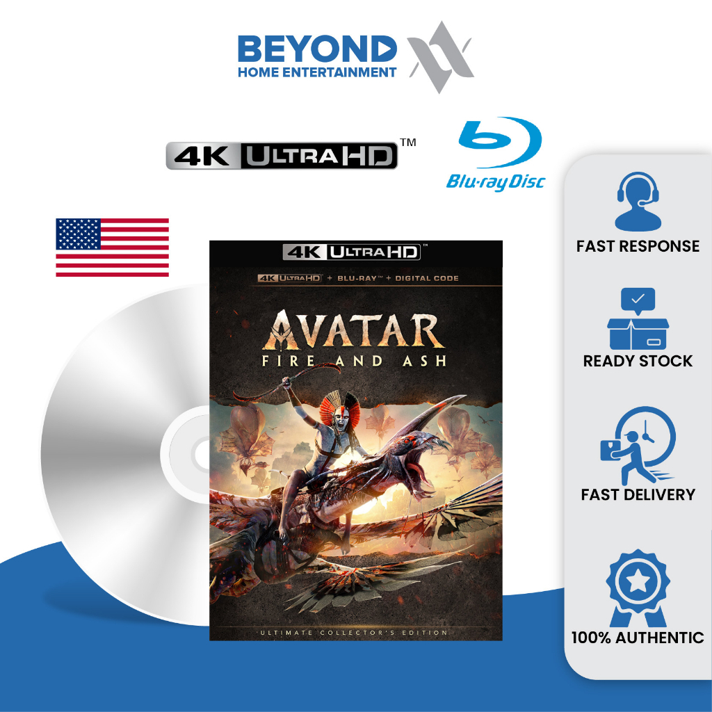 Avatar: Fire and Ash [4K Ultra HD + Bluray]