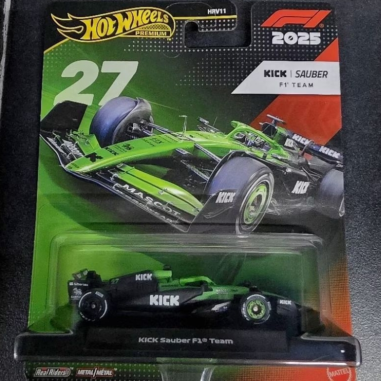 HOT WHEELS KICK SAUBER F1 TEAM 27