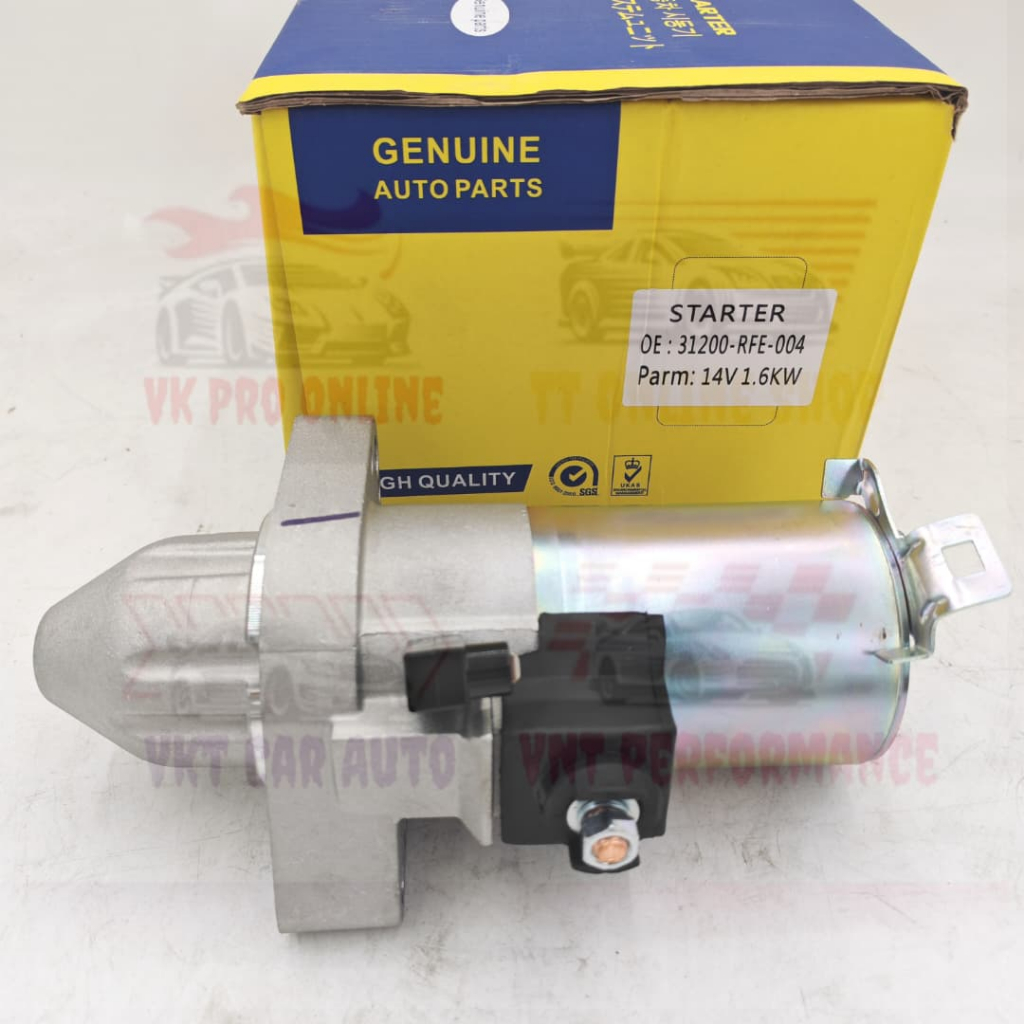 [KOREA] HONDA ODYSSEY RB1, RB2, RB3, RB4 2.4 HIGH SPEED STARTER (ใหม่) 14V 1.6KW (31200-RFE-004)