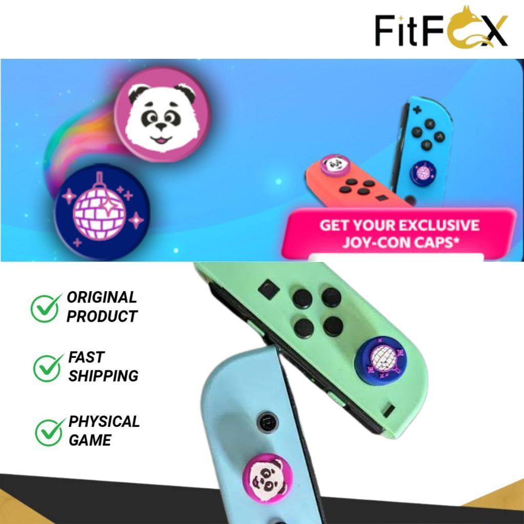 Just Dance 2023 Joy-Con Caps Nintendo Switch / NS