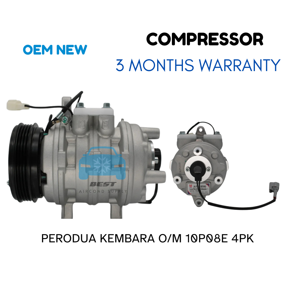 ใหม่ OEM AIRCOND COMMPRESSOR TRAIN สําหรับ TRAVEL O/M 10P08E 4PK