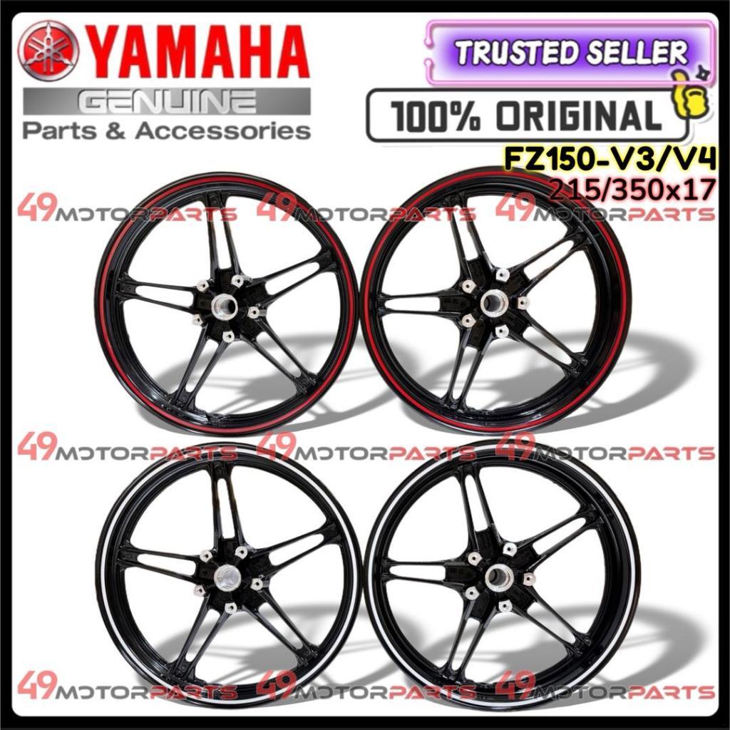 FZ150 V3 V4 SPORT RIM CAST WHEEL RED LINE WHITE LINE 1PA-F5168-00-4X 1PA-F5338-00-4X