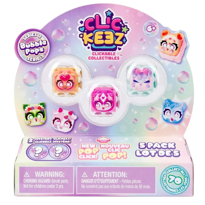 ของเล่น Clickeez S3 - ตัวคลิกกุญแจน่ารัก 5 ตัว