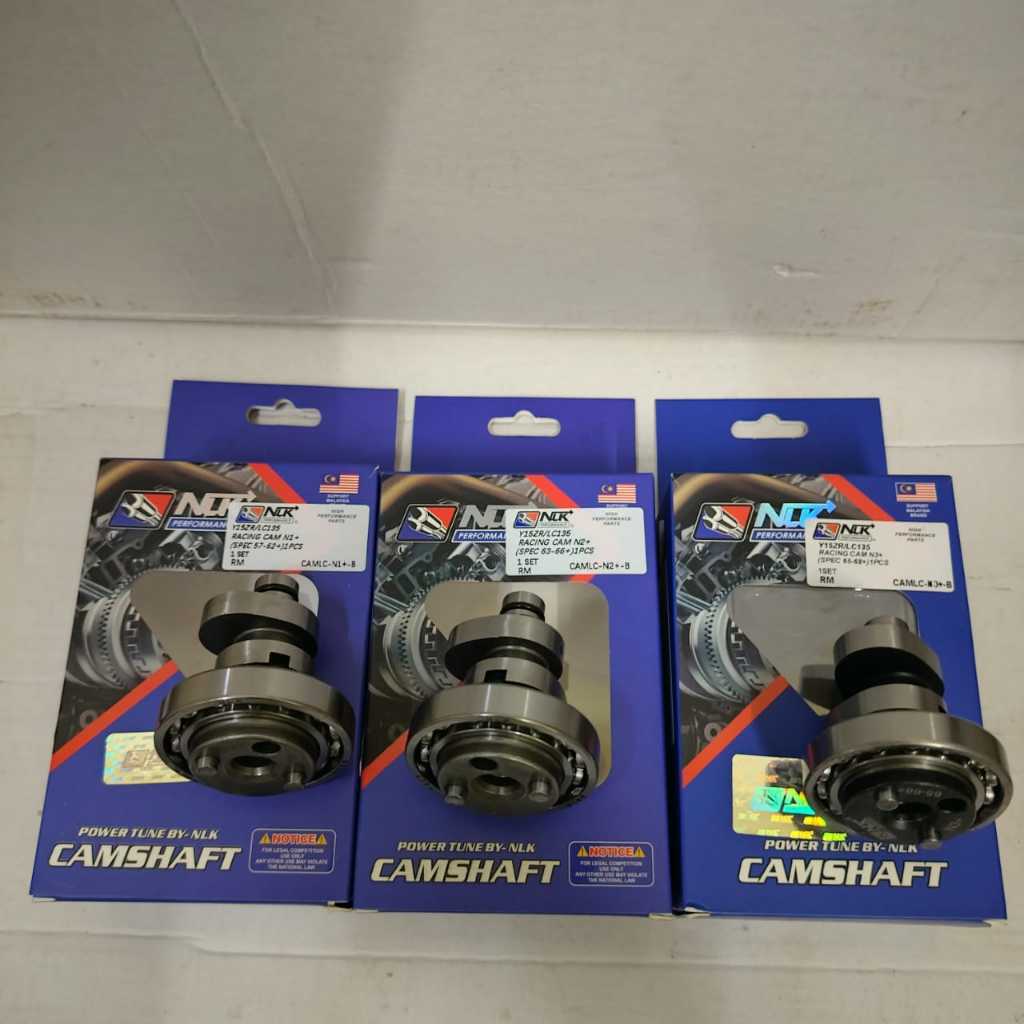 LC135 / Y15 NLK CAMSHAFT RACING CAM RACING N1 N2 N3 NLK ESR RED LEO UMA GSM HHM ALM CMS