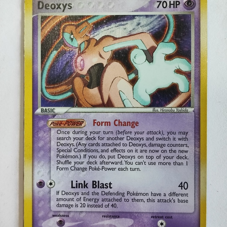 Pokemon TCG: EX Deoxys: Deoxys (Forme ปกติ) 16/107 Holofoil [อยู่ที่ไหน]