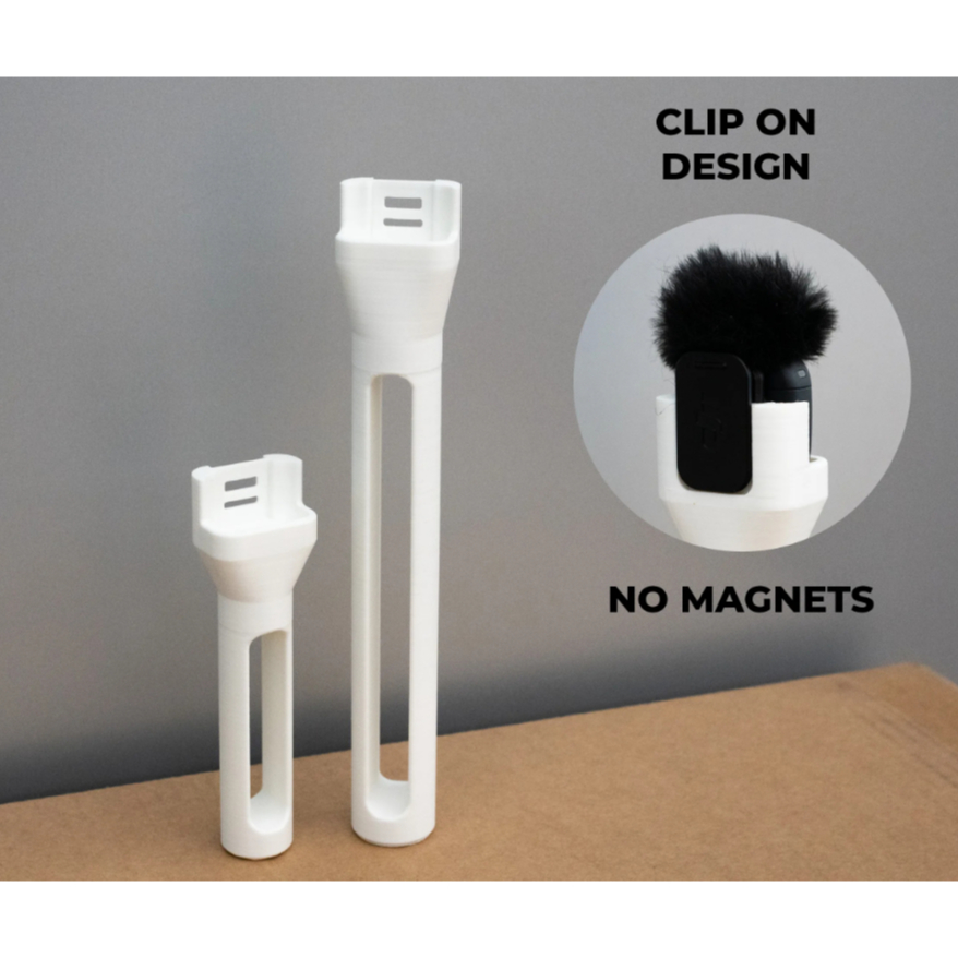 คลิปจับ DJI MIC 3 บน DJI Mic Handheld Stick DJI Mic Holder DJI Mic Holding Mic Converter อุปกรณ์เสริ
