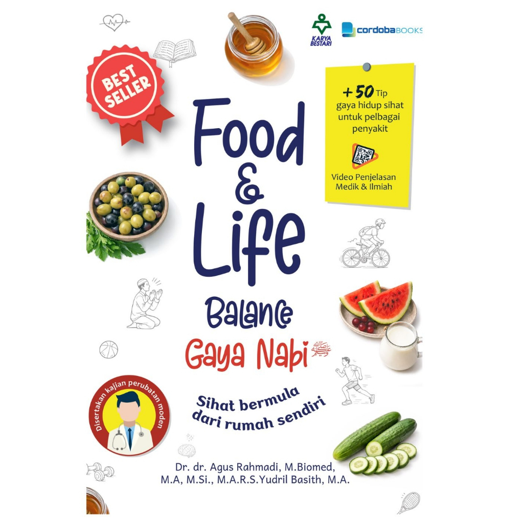 [BEST SELLER] Food & Life Balance Gaya Nabi - Dr. dr. อากัส รามีดี