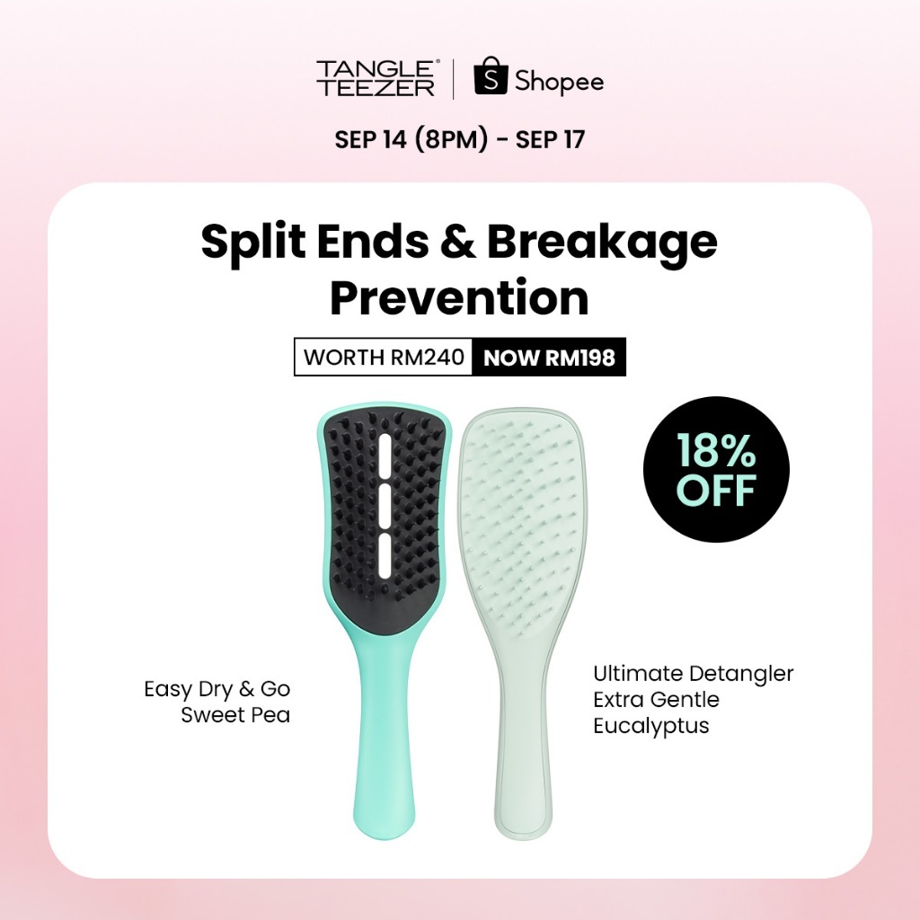 [Mid-month Exclusive 14 (8pm) - 17 Sep] Split Ends & Breakage Prevention - Extra Gentle Wet & Dry + 