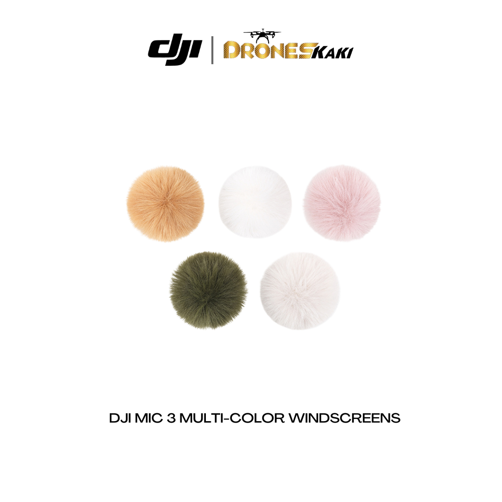 กระจกบังลมหลากสี DJI Mic 3