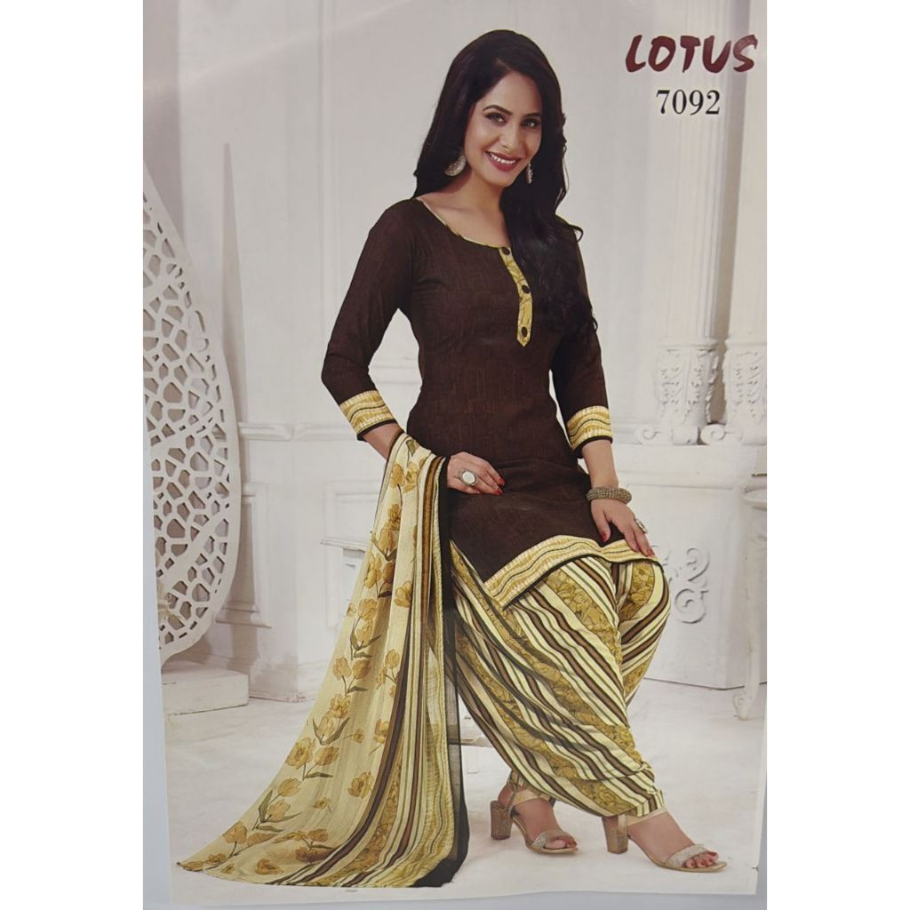 PUNJABI SUIT MATERIAL BROCKET 111 @RV