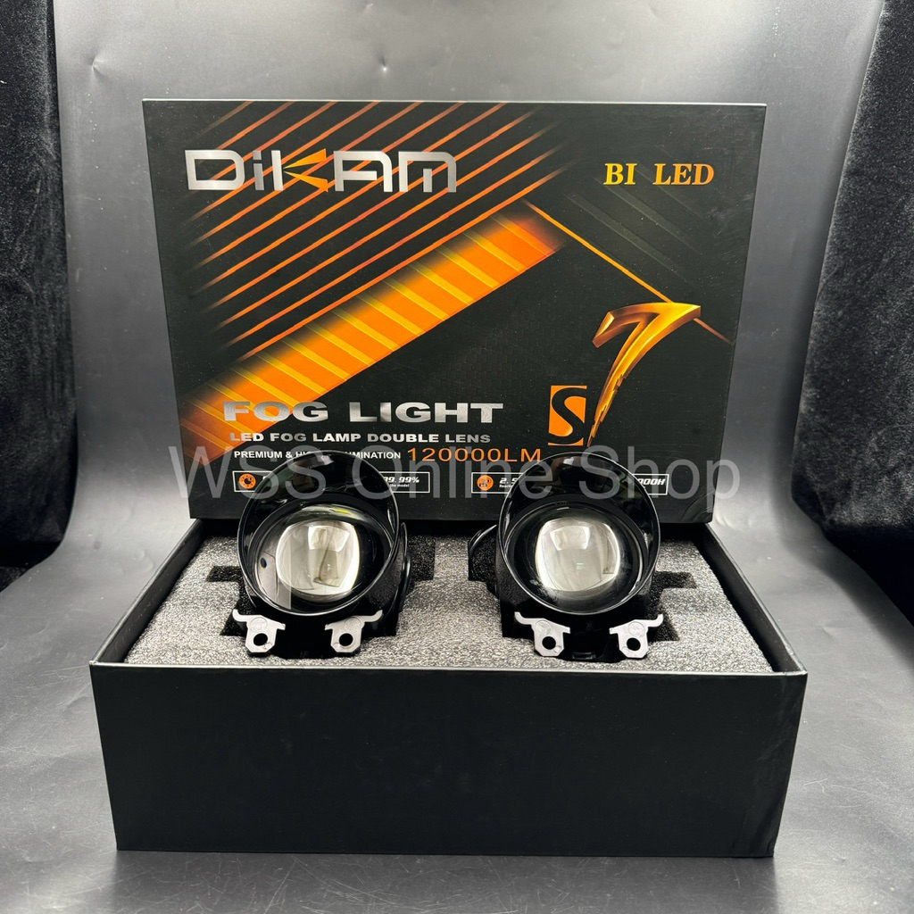 DIKAM 3 LED Projector ไฟตัดหมอกสําหรับ Toyota / Perodua / Honda