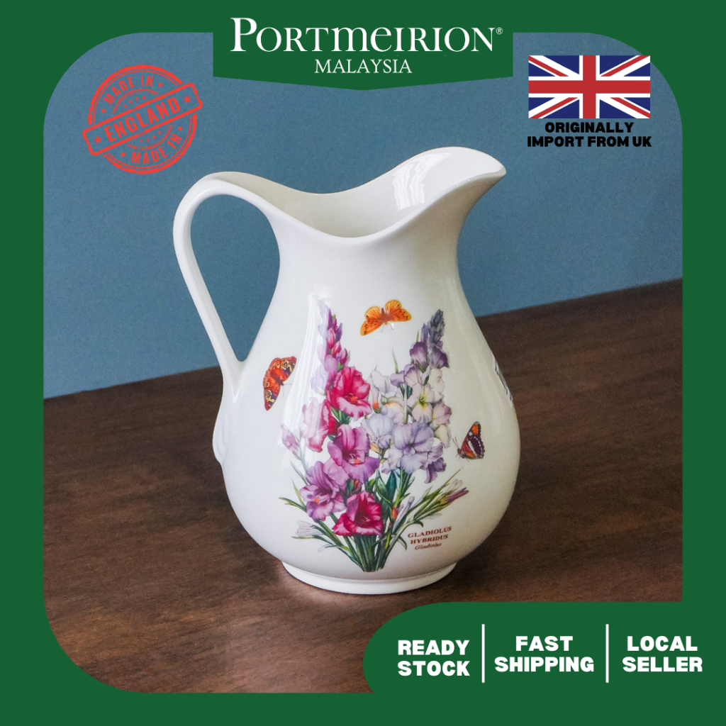 [1ST QUALITY] Portmeirion Botanic Garden Ewer Jug - Gladiolus (ENG)