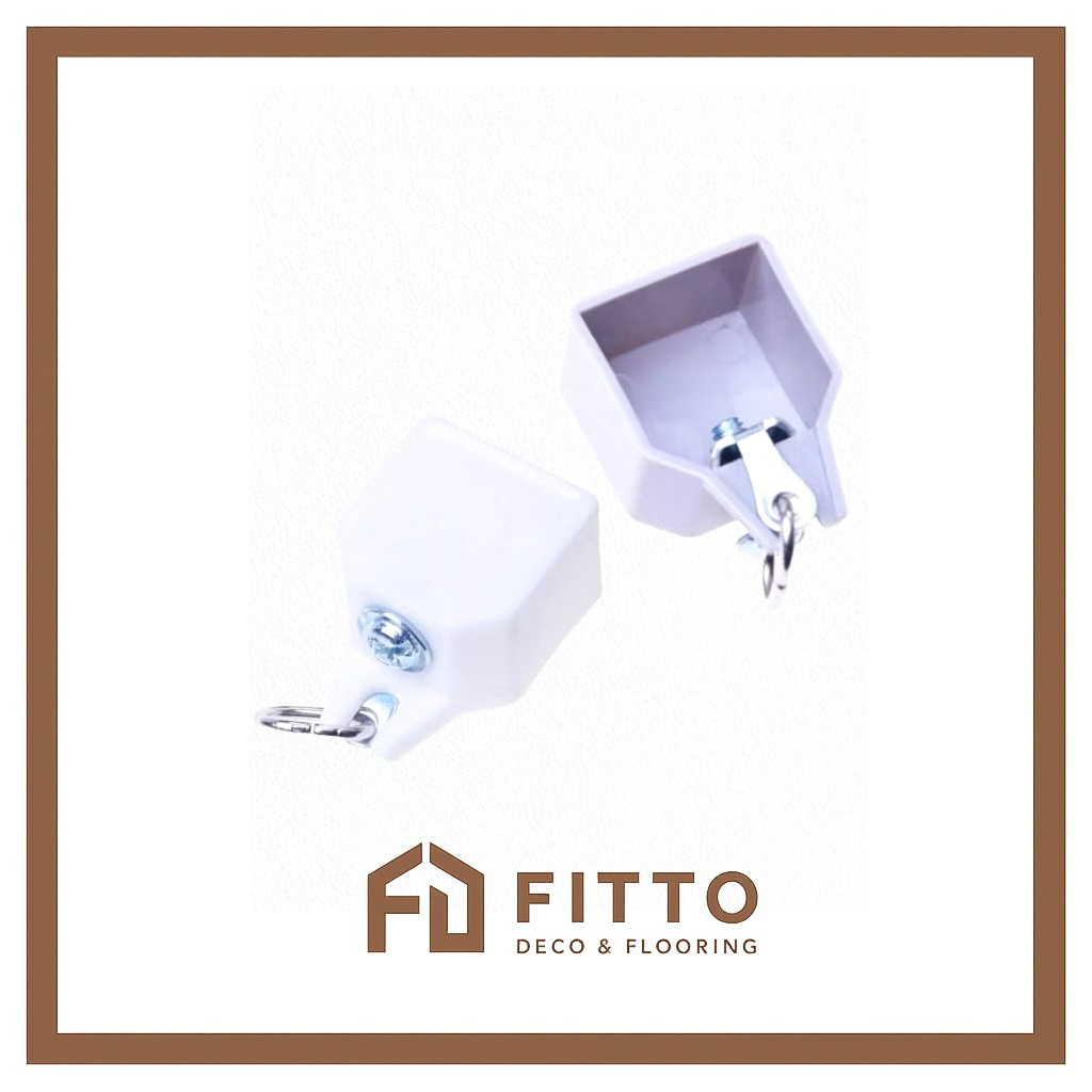 [FITTO] DOSO END CAP สําหรับ CURTAIN TRACK