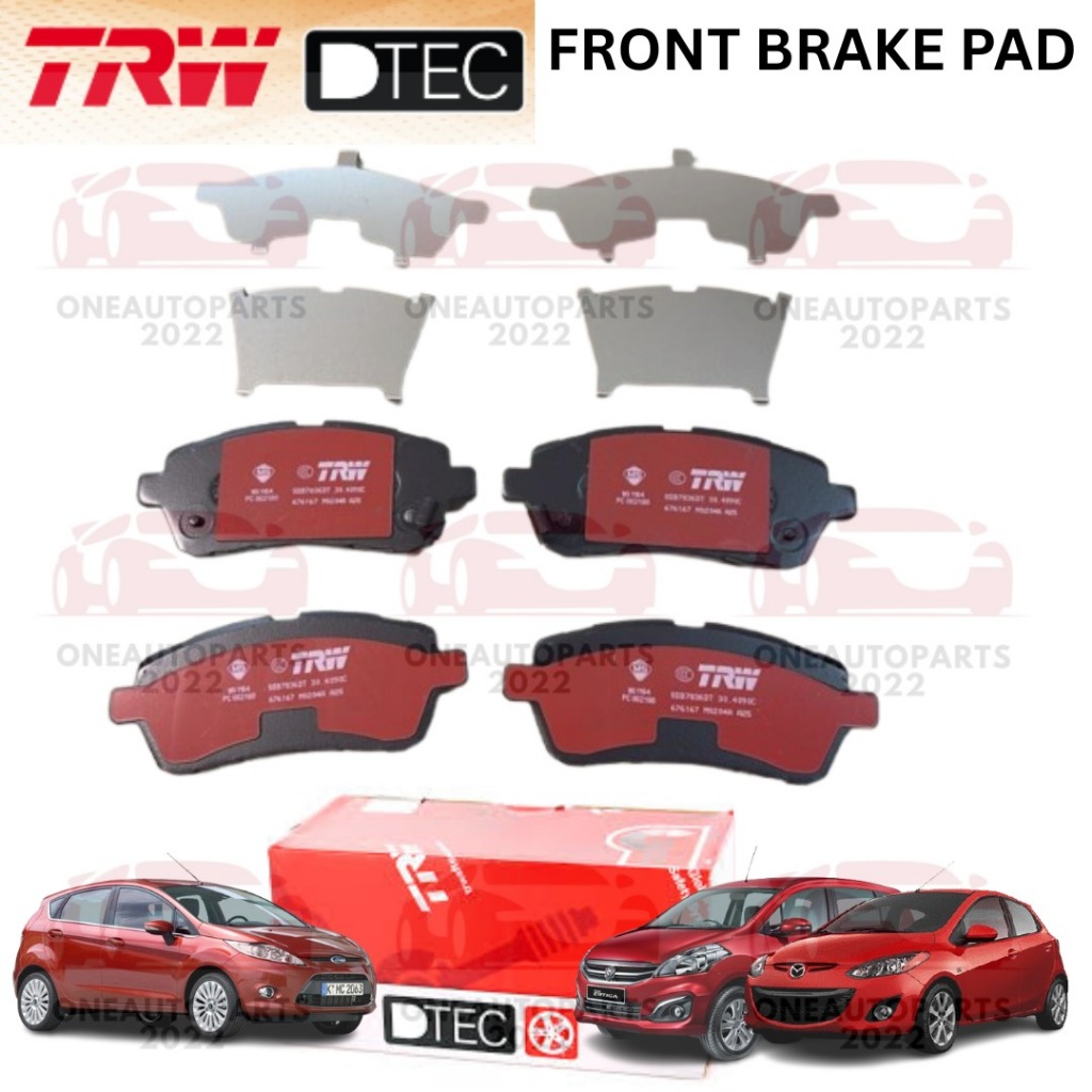 TRW DTEC PREMIUM ผ้าเบรคหน้า FORD FIESTA 1.6 MAZDA 2 DE 1.5 SUZUKI ERTIGA 1.4 TOYOTA TANK ROOMY M900